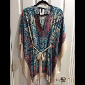 BCBG belted kimono dress size S